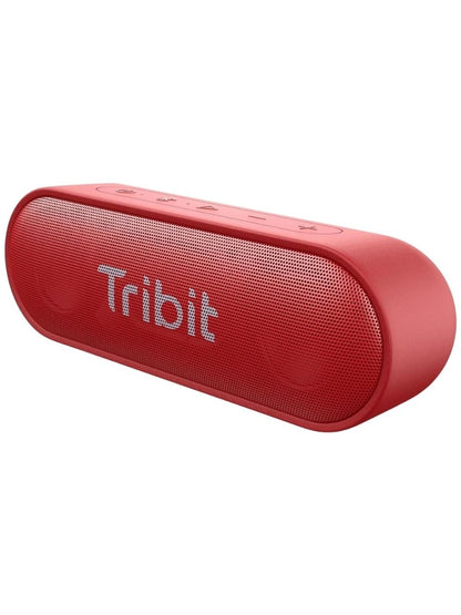 TRIBIT XSound Go Taşınabilir Bluetooth Hoparlör - (16W, 24 Saat Çalma Süresi, IPX7, Kırmızı)