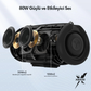 TRIBIT StormBox Lava Bluetooth Hoparlör - (80W, 24 Saat Çalma Süresi, IP67, Siyah)