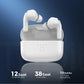 TRIBIT FlyBuds C1 Qualcomm Bluetooth Kulaklık - (ANC, BT5.2, QCC3040, Beyaz)