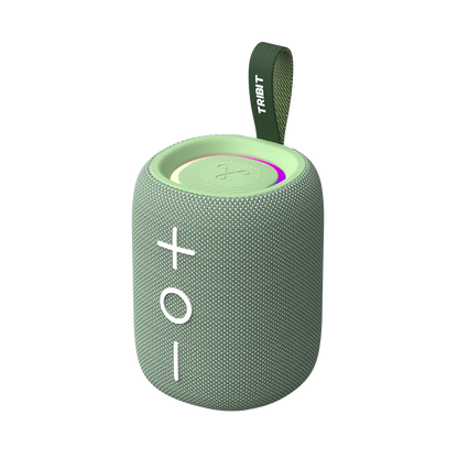 TRIBIT StormBox Mini+ Taşınabilir Bluetooth Hoparlör - (12 Saat Çalma Süresi, 12W, IPX7, App Desteği, Yeşil)